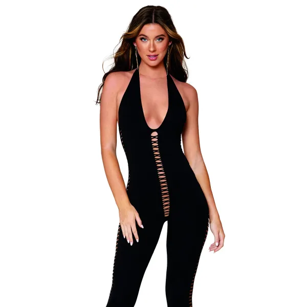 Bodysuit Dr0426 Schwarz von Dreamgirl | Fesselliebe.de