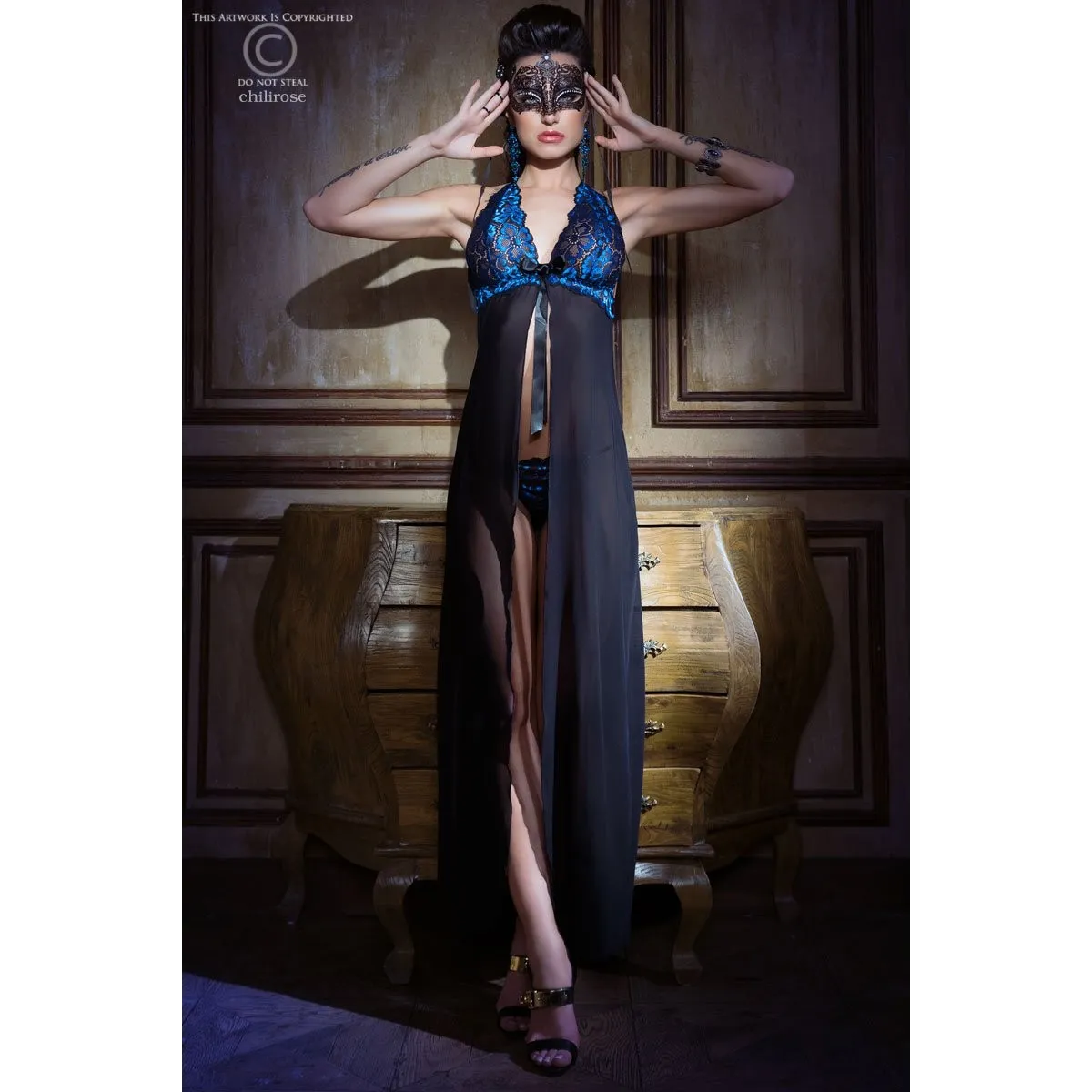 Gown Diamond Line Cr3856 von Chilirose | Fesselliebe.de