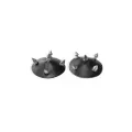 Nippelabdeckungen Cr4208 Schwarz/Silber von Chilirose