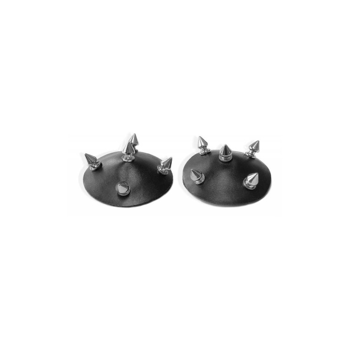 Nippelabdeckungen Cr4208 Schwarz/Silber von Chilirose | Fesselliebe.de