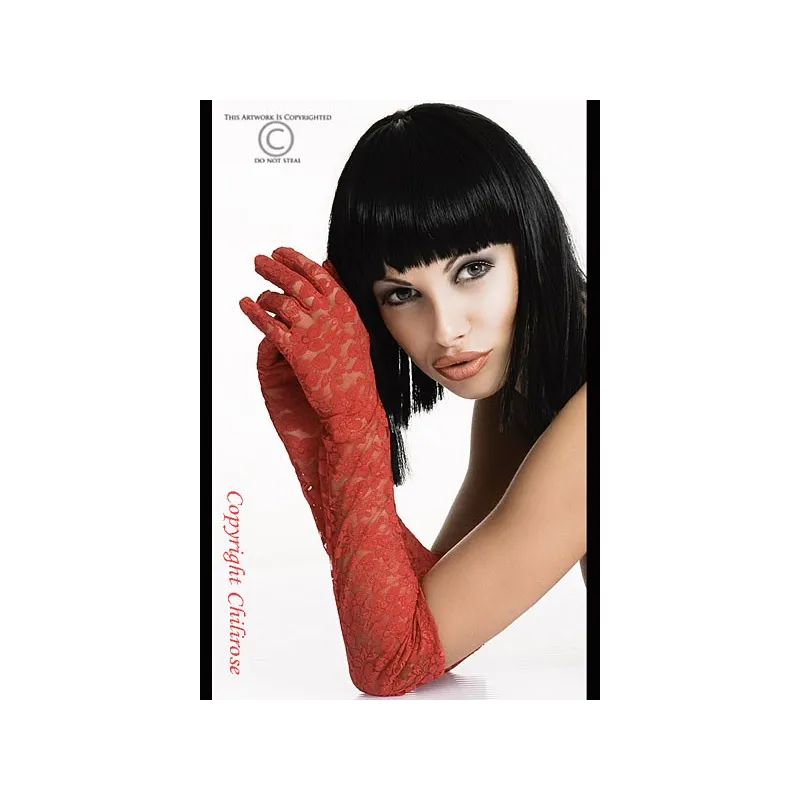Handschuhe Rot Cr3071 von Chilirose | Fesselliebe.de