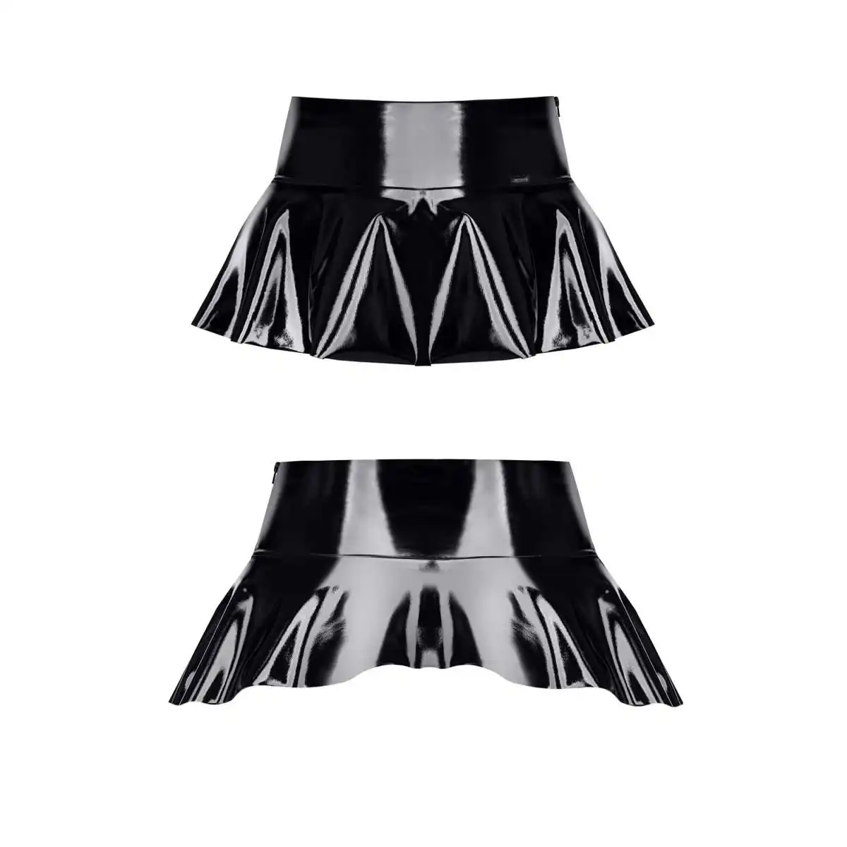 Schwarzer Mini-Rock TDJuliana001 von Demoniq Total Domination Collection | Fesselliebe.de