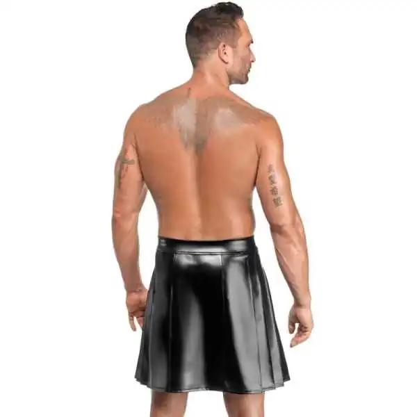 Schwarzer Herren Rock Valor H090 von Noir Handmade Kink Royal Collection | Fesselliebe.de