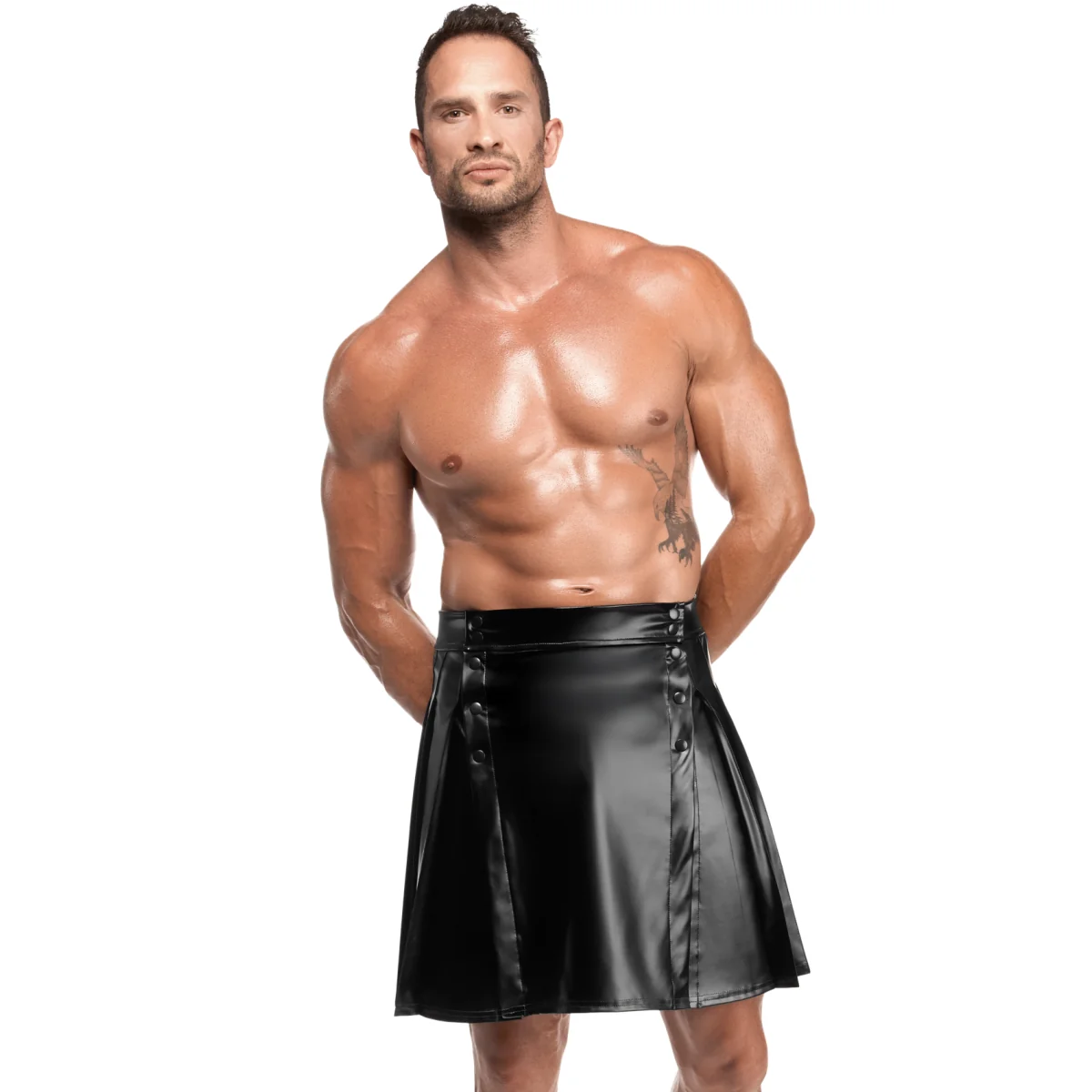 Schwarzer Herren Rock Valor H090 von Noir Handmade Kink Royal Collection | Fesselliebe.de