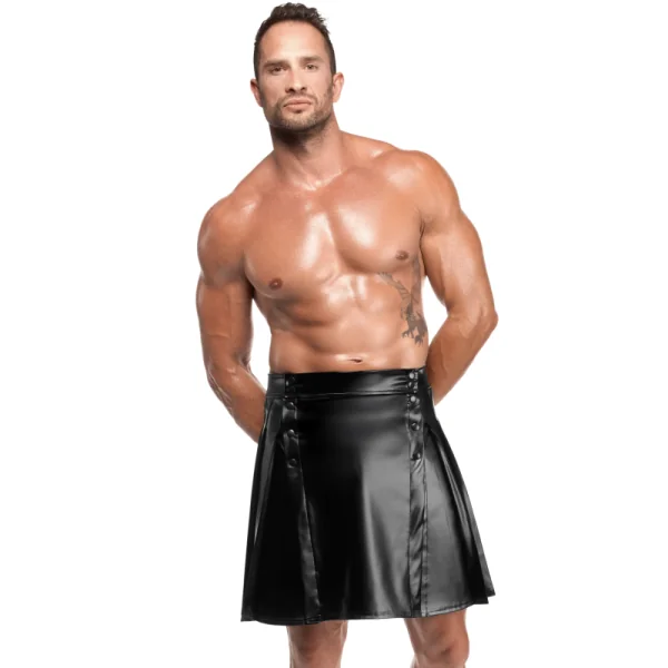Schwarzer Herren Rock Valor H090 von Noir Handmade Kink Royal Collection | Fesselliebe.de