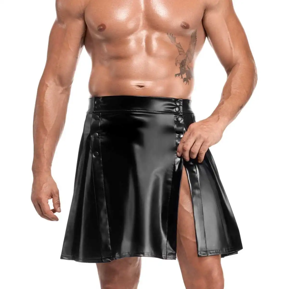 Schwarzer Herren Rock Valor H090 von Noir Handmade Kink Royal Collection | Fesselliebe.de