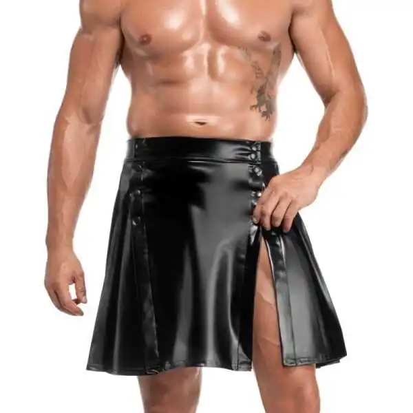 Schwarzer Herren Rock Valor H090 von Noir Handmade Kink Royal Collection | Fesselliebe.de