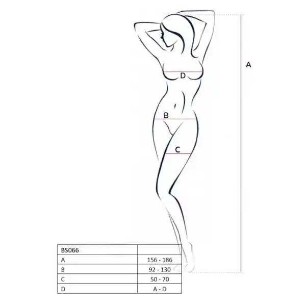 Roter ouvert Bodystocking BS124 von Passion | Fesselliebe.de