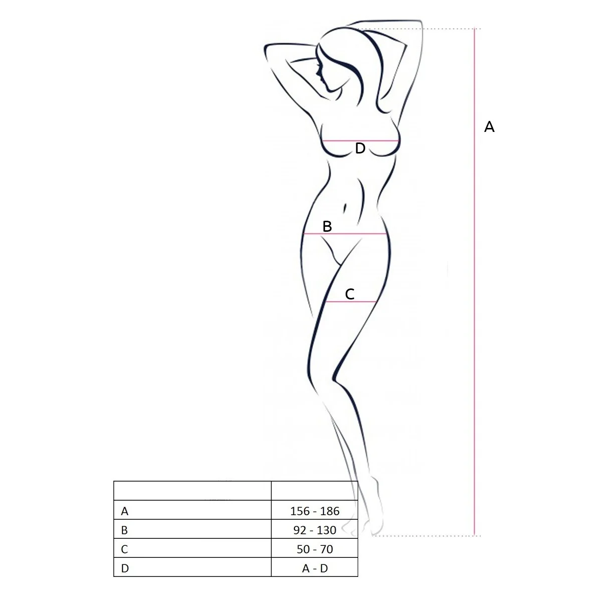 Bodystocking Bs053 Schwarz von Passion-Exklusiv | Fesselliebe.de