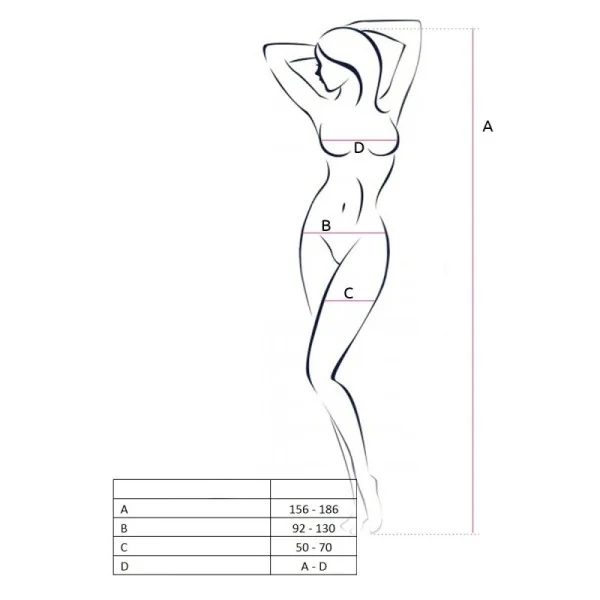 Bodystocking Bs053 Schwarz von Passion-Exklusiv | Fesselliebe.de