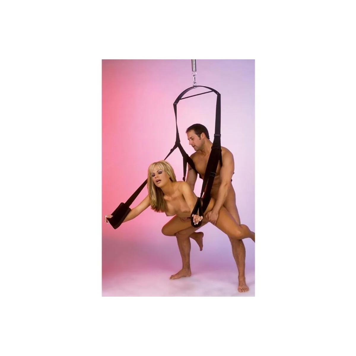 Schwarze Fantasie-Sexschaukeln von Fetish Fantasy Series