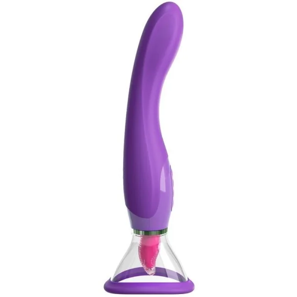 Klitorisauger Violet, der Die Zunge Stimuliert von Fantasy For Her