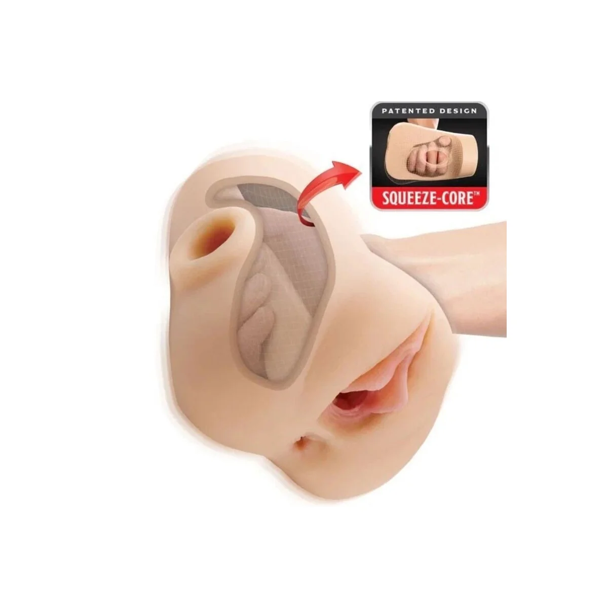 Doppel-Power-Vibrations-Strickgerät Leicht 20,5 cm von Pdx Plus+