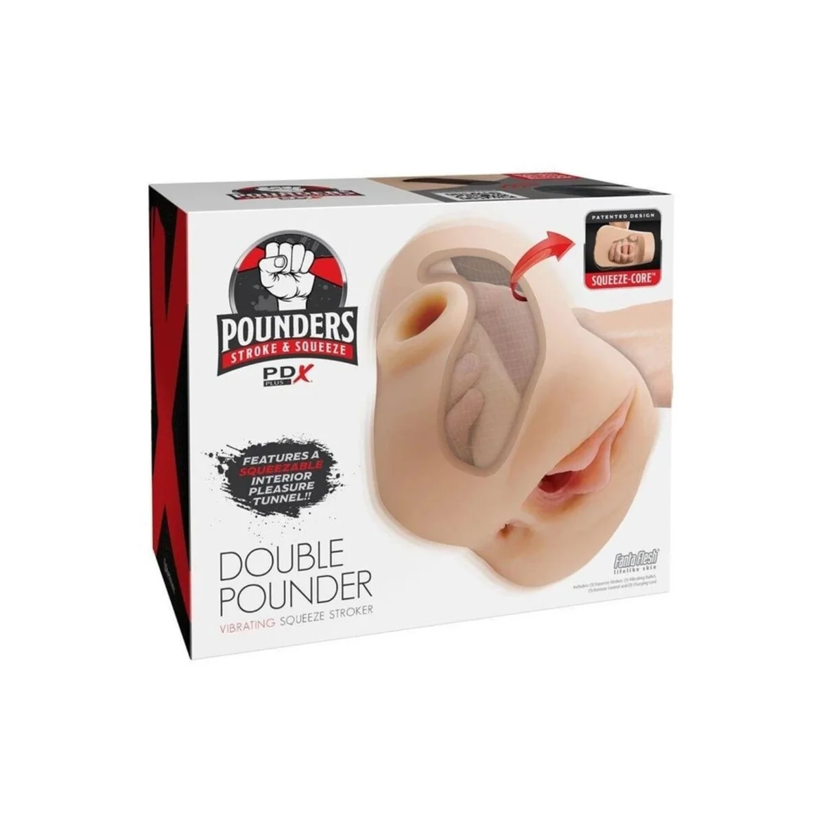 Doppel-Power-Vibrations-Strickgerät Leicht 20,5 cm von Pdx Plus+