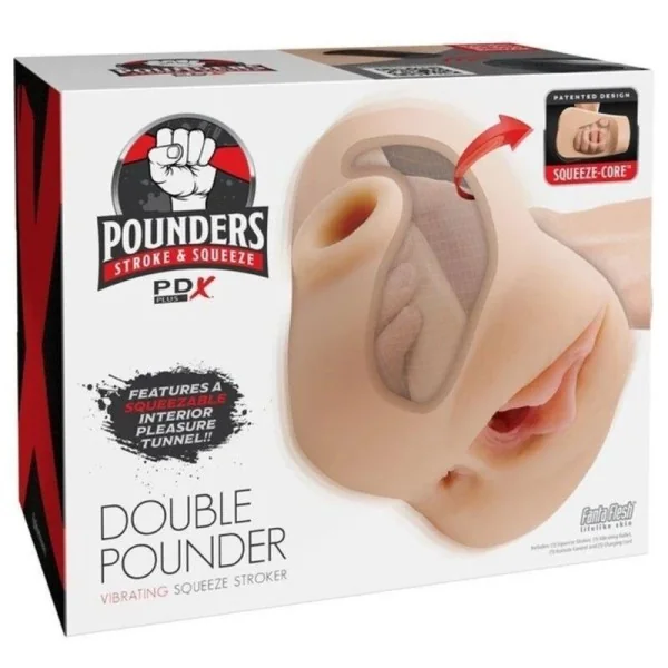 Doppel-Power-Vibrations-Strickgerät Leicht 20,5 cm von Pdx Plus+