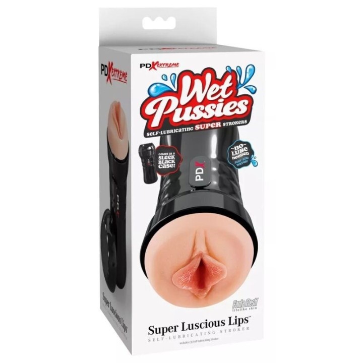Realistischer Selbstschmierbarer Masturbator mit Super Leckeren Lippen von Pdx Extreme