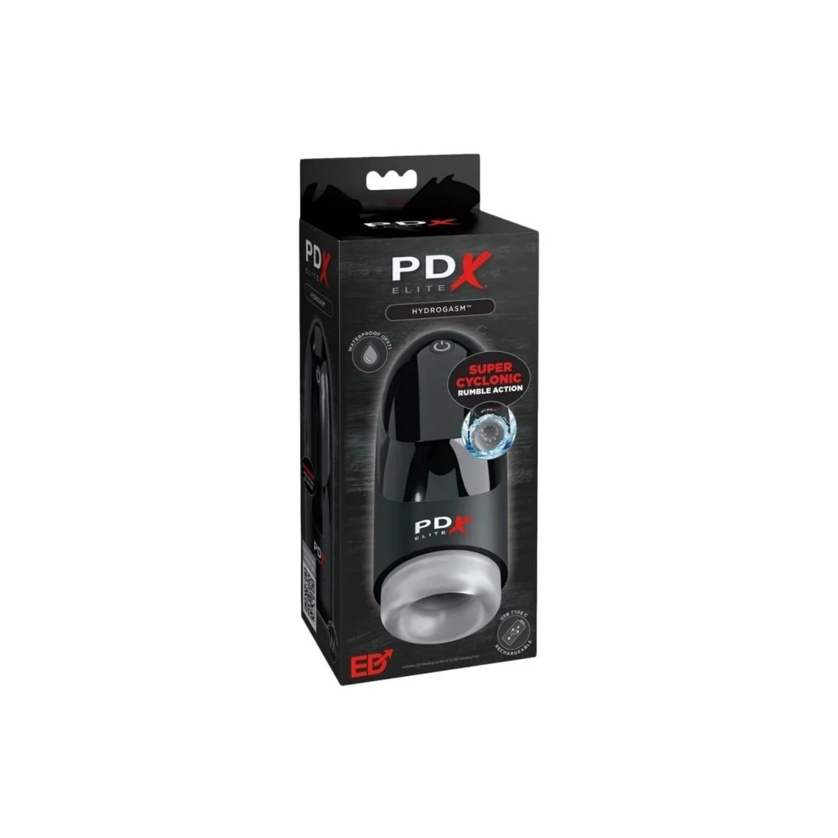 Hydrogasm Zyklonischer Vibrationsmasturbator 20 cm von Pdx Elite