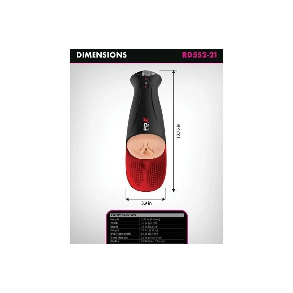 Fuck-O-Matic Pro Xl Automatischer Masturbator 42 cm von Pdx Elite