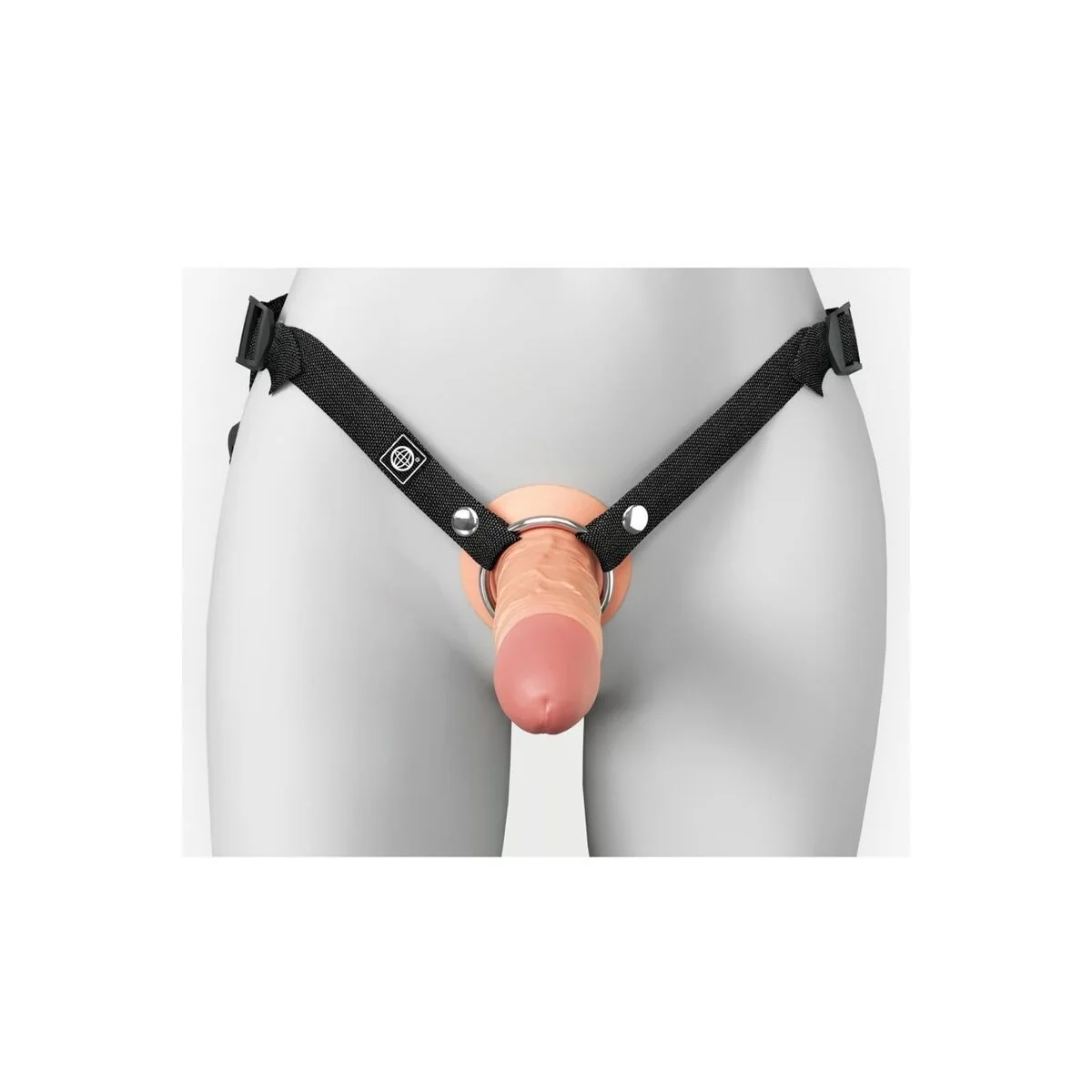 15,2 cm Hohl-Silikon-Strap-On von Fantasy X-Tensions