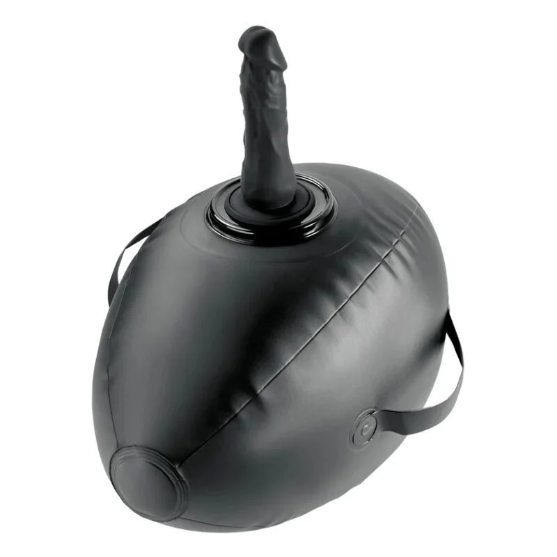 aufblasbarer Liebesball mit Dildo, Schwarz, 41,9 cm von Fetish Fantasy Series