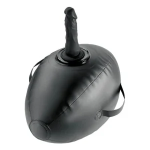aufblasbarer Liebesball mit Dildo, Schwarz, 41,9 cm von Fetish Fantasy Series
