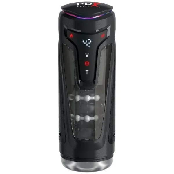 Moto-Bator Pro Thrusting Stroker Automatischer Vibrations- und Wärme-Masturbator 26,5 cm von Pdx Elite