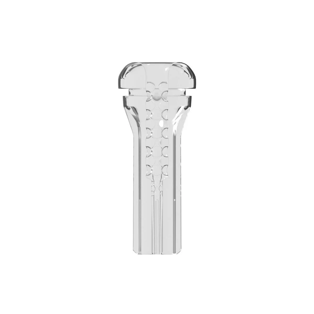 Viewtube Plus Transparenter Stroker mit Durchsicht und Ez-Grip, 21 cm von Pdx Elite