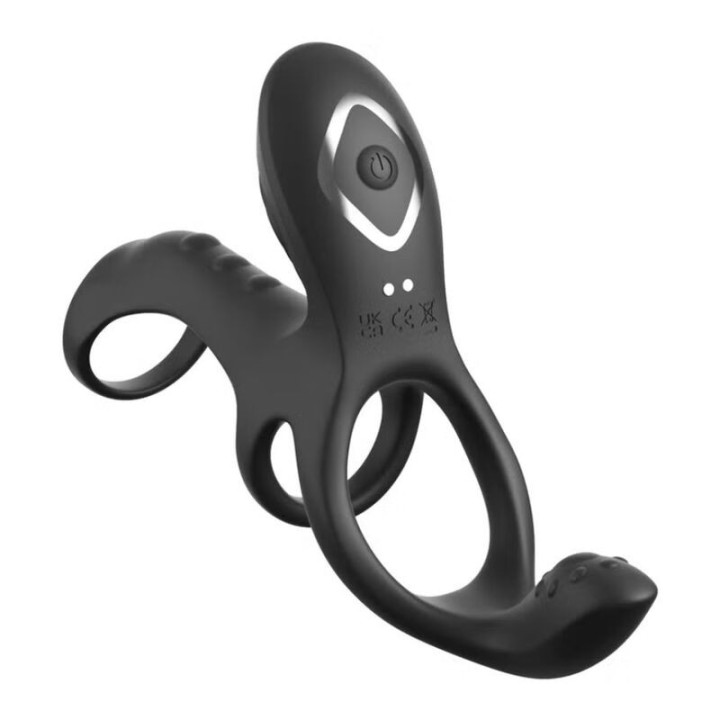 Ultimativer Paar-Cage-Max-Vibrations-Penisring 19,5 cm von Fantasy C-Ringz