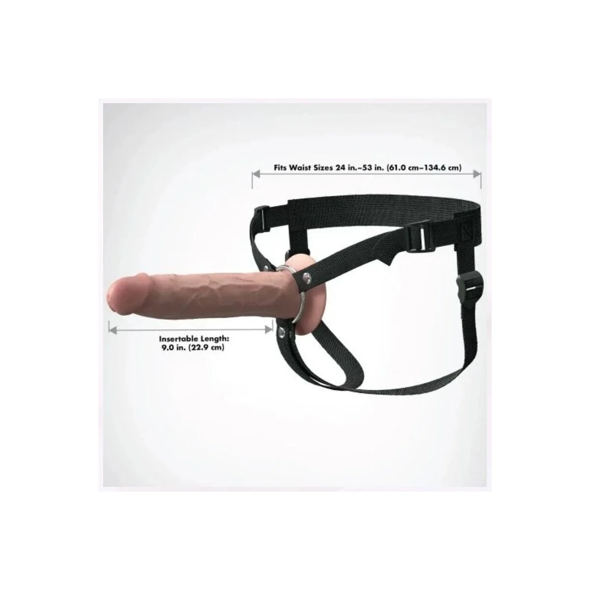 Realistic Hollow Strap-On 24,1 cm von Fantasy X-Tensions