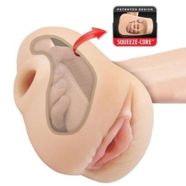 Realistischer Vagina-Pussy-Poounder-Squeeze-Stroker 18 cm von Pdx Plus+