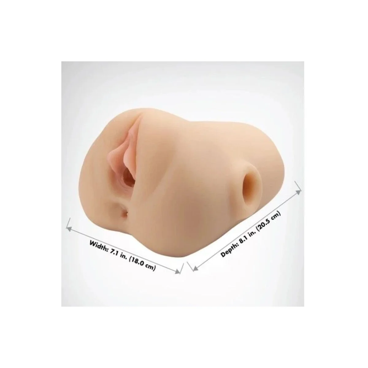 Realistischer Vagina-Pussy-Poounder-Squeeze-Stroker 18 cm von Pdx Plus+