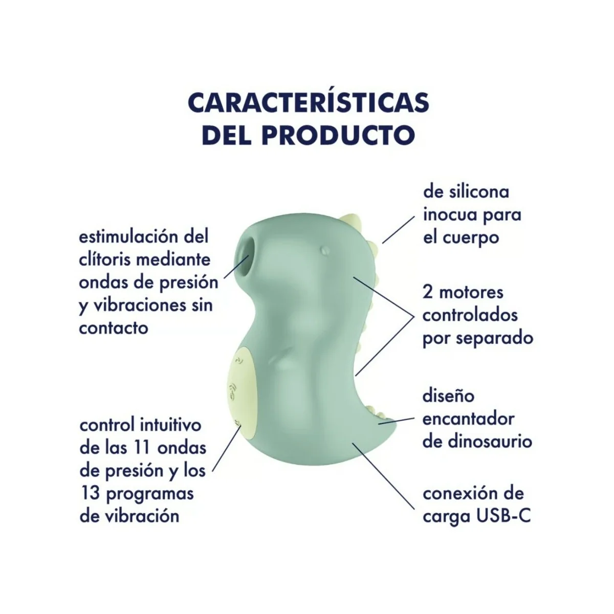 Din-Oooh Vibrador & Estimulador Air Pulse von Satisfyer Air Pulse