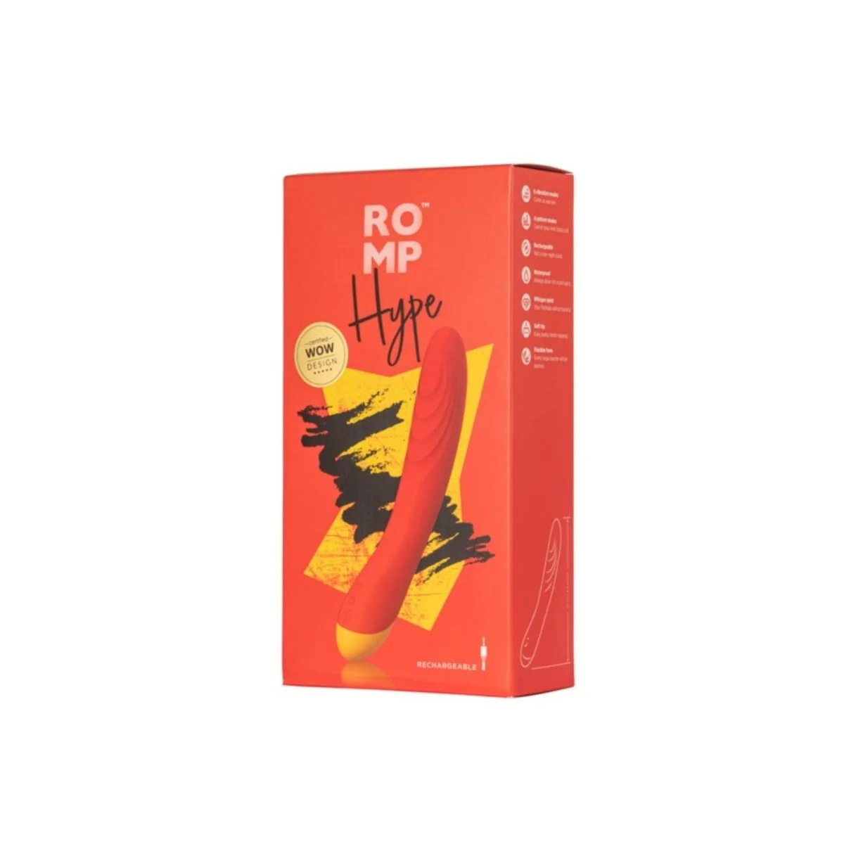 Hype Multifunktions-G-Punkt-Vibrator Rot von Romp