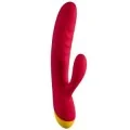 Jazz Wiederaufladbarer Hasenvibrator Rot von Romp