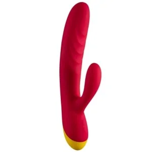 Jazz Wiederaufladbarer Hasenvibrator Rot von Romp