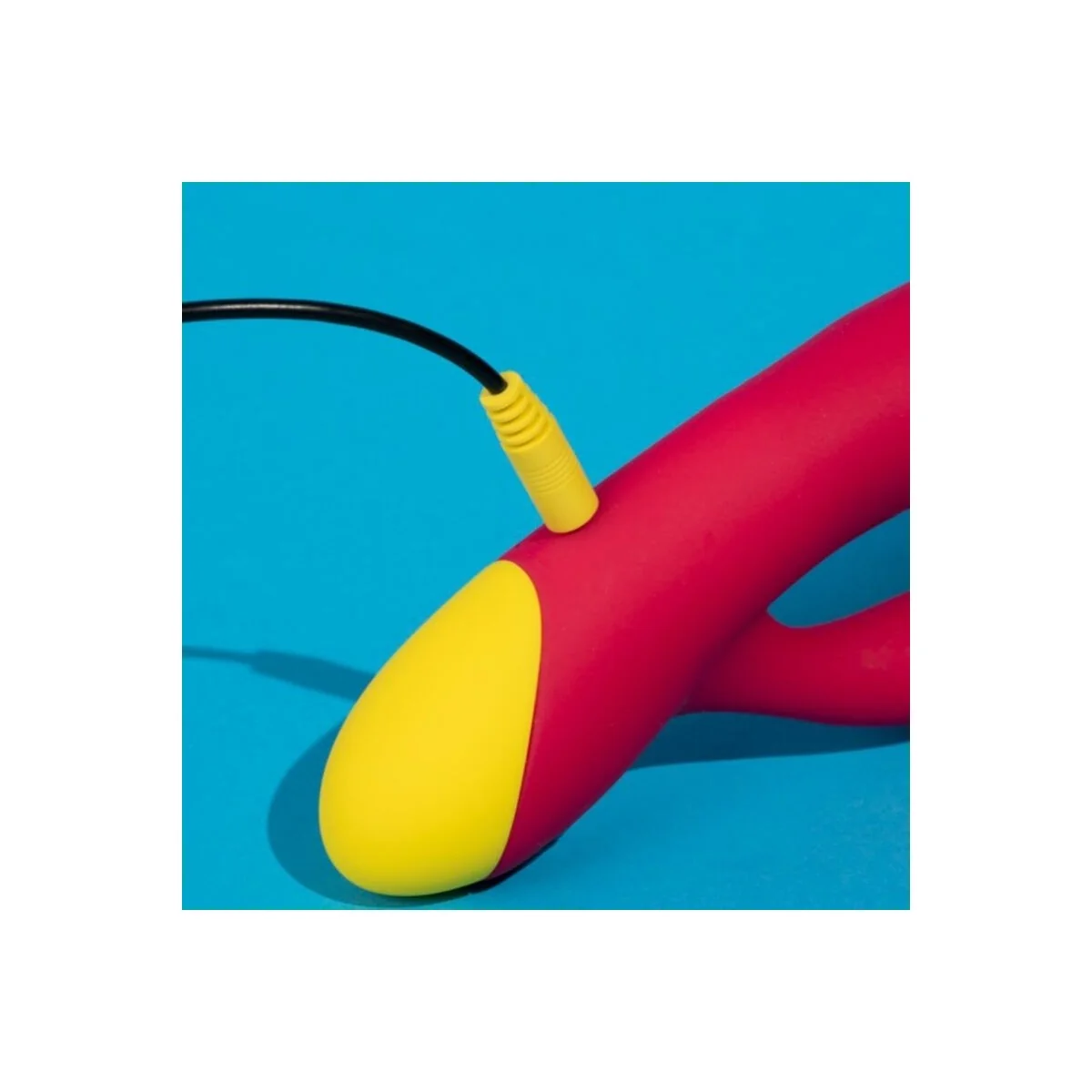 Jazz Wiederaufladbarer Hasenvibrator Rot von Romp