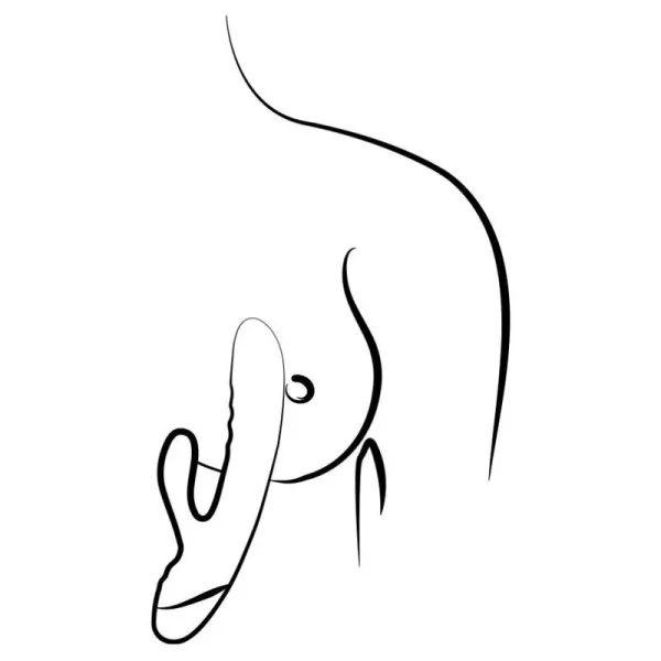 Jazz Wiederaufladbarer Hasenvibrator Rot von Romp