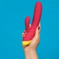Jazz Wiederaufladbarer Hasenvibrator Rot von Romp