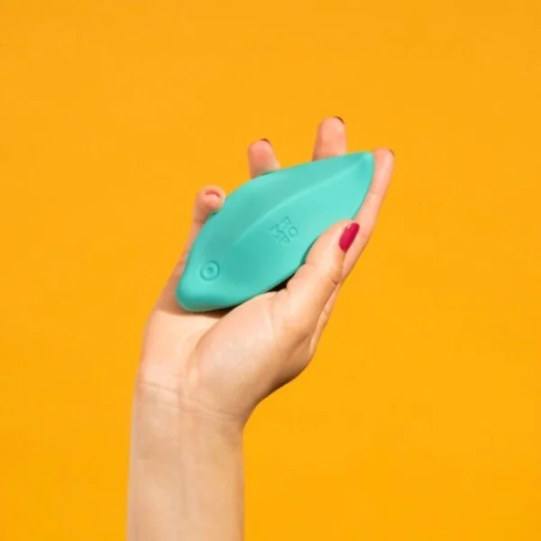 Wellenvibrator Klitorisstimulator, Ergonomische Form, Aquagrün von Romp