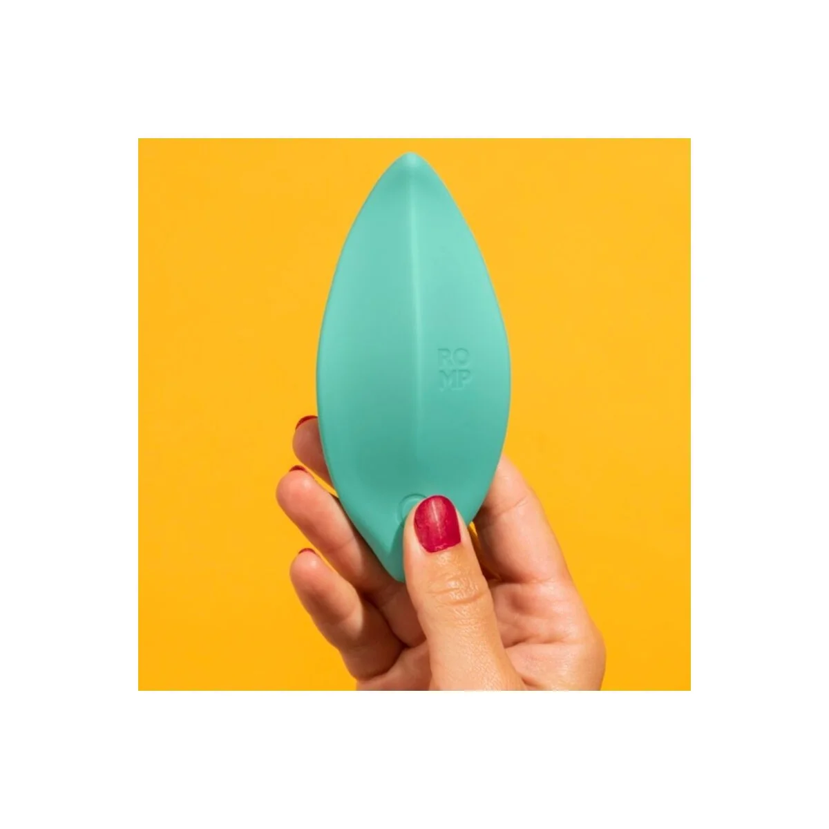 Wellenvibrator Klitorisstimulator, Ergonomische Form, Aquagrün von Romp