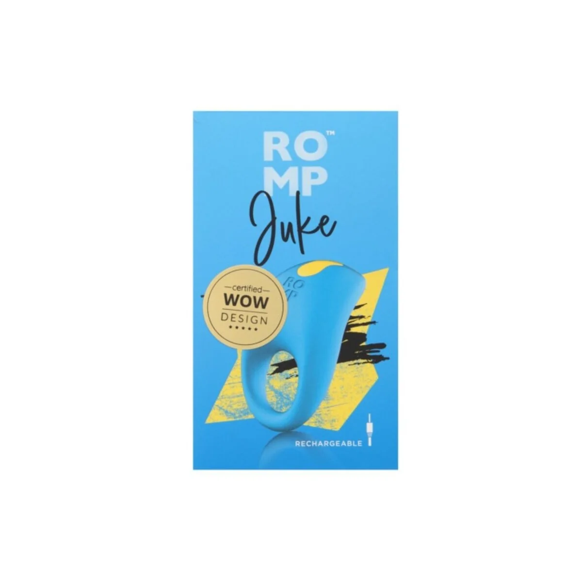 Juke Silikon-Penisring mit Klitorisstimulationsvibrator von Romp