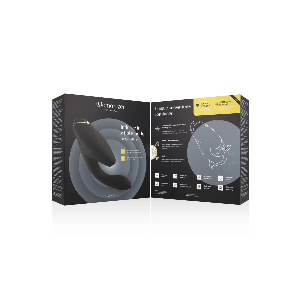 Duo 2 Stimulator Schwarz von Womanizer | Fesselliebe.de