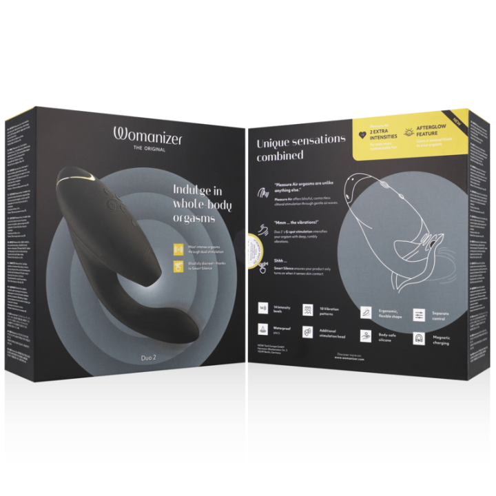 Duo 2 Stimulator Schwarz von Womanizer | Fesselliebe.de