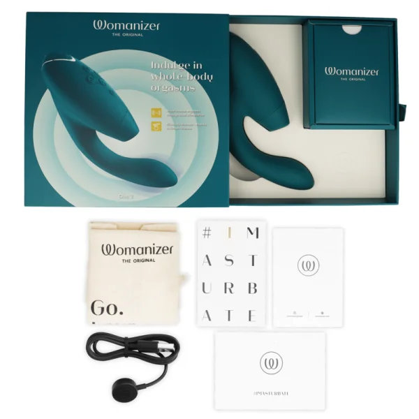 Duo 2 Stimulator Blaues Benzin von Womanizer | Fesselliebe.de