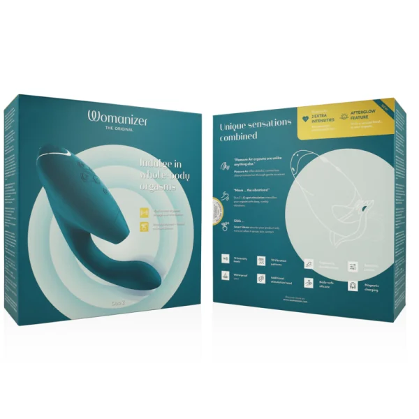 Duo 2 Stimulator Blaues Benzin von Womanizer | Fesselliebe.de