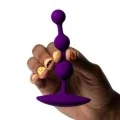Amp Lila Flexible Silikon-Analkapseln 12,5 cm Lila von Romp