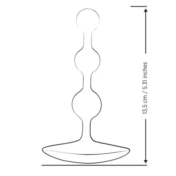Amp Lila Flexible Silikon-Analkapseln 12,5 cm Lila von Romp
