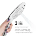 Wave Klitoralstimulierender Duschkopf Chrom von Womanizer