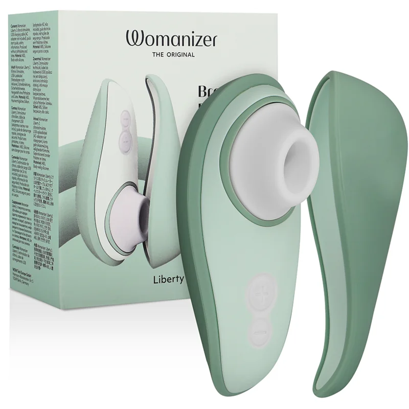 Liberty 2 Klitorisstimulator & Sauggerät Hellgrün von Womanizer | Fesselliebe.de