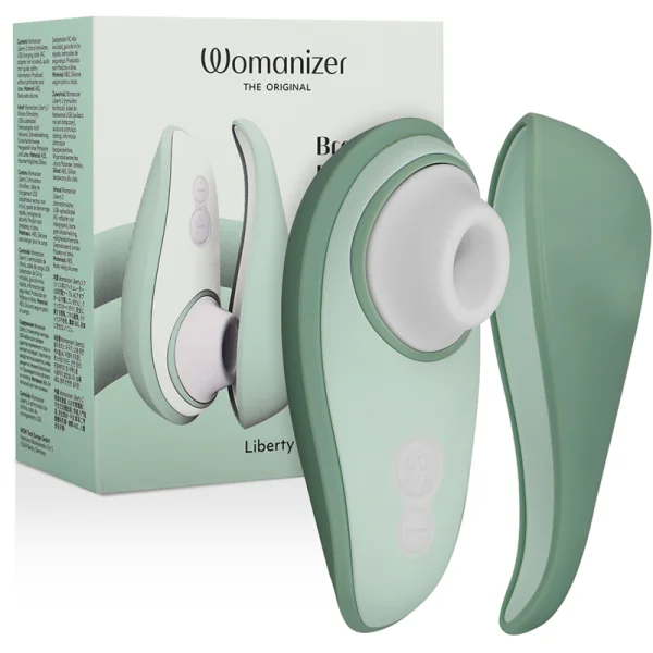 Liberty 2 Klitorisstimulator & Sauggerät Hellgrün von Womanizer | Fesselliebe.de